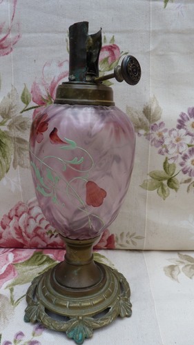 Lampe pétrole émaillé - lampe,