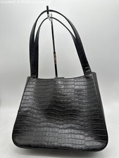 Authenticated Bally Women Black Leather Purse