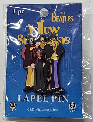 The beatles enamel lapel - beatles,