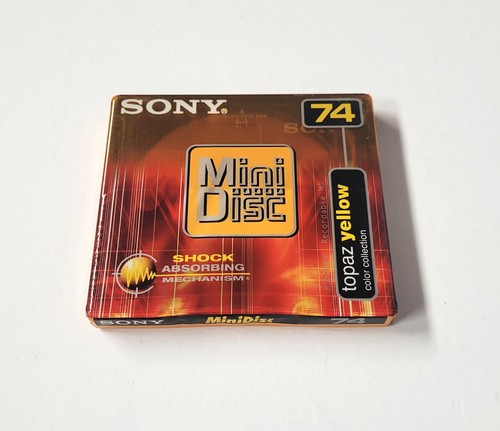 Minidisc sony topaz yellow - , "topaz