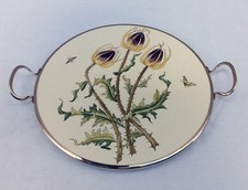 PIE PLATE - TRAY - DISHES - PORCELAIN - ANTIQUE - VINTAGE - PASTRY
