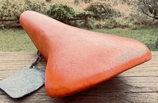 NOS Selle Royal  Brown Leather Saddle Vintage