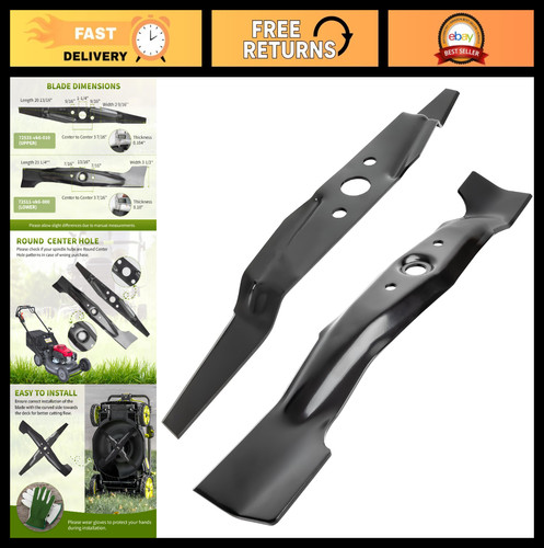 Mulching mower blade kit 2 - blade,