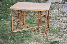 Table rotin bambou  perret &