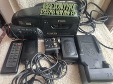 Canon E300 Caméscope Chargeur Batterie Télécommande pour pièces ou réparation