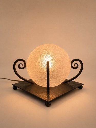 Lampe art déco - art, fer