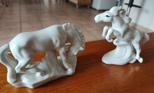 Lot chevaux en céramique - de, 2