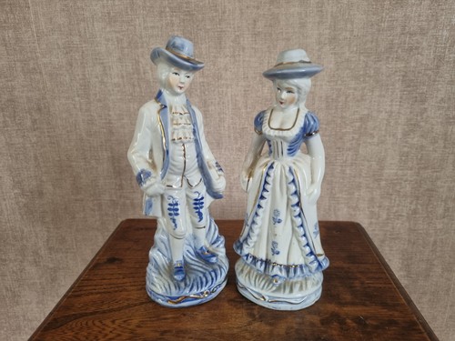 Couple figurines porcelaine - figurines,