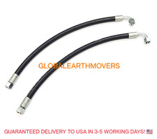 JCB Tractopelle - Tuyau 3/8BSP 410 MM, Set 2 Pièces (Pièce Numéro 612/21100)