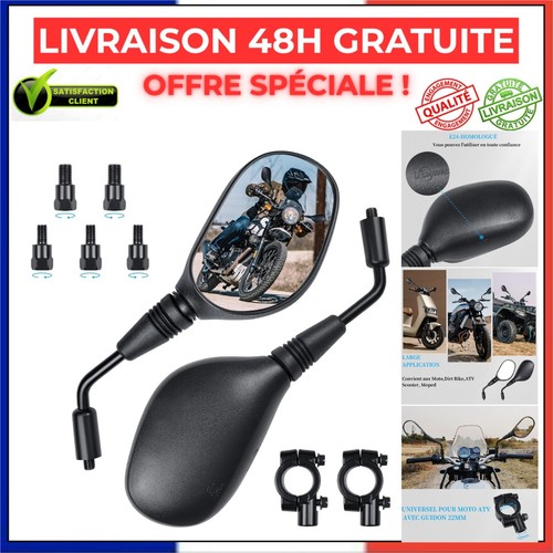 Rétroviseurs moto lot 2 - lot,