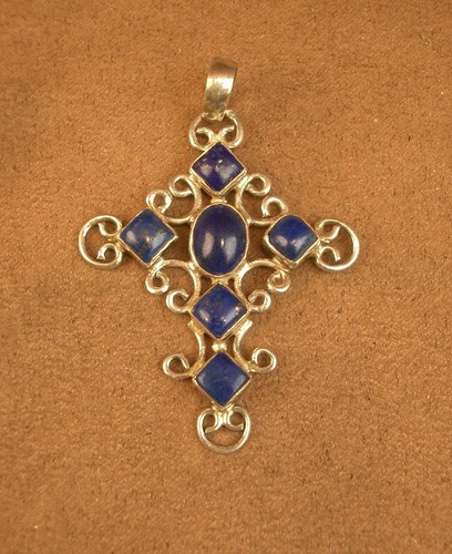 Pendentif ancien croix - , en