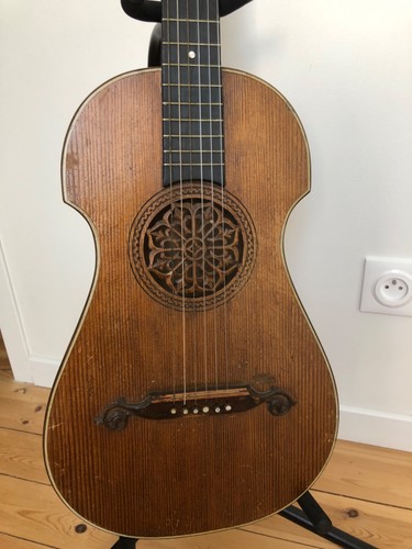 Guitare romantique ancienne - guitare, et