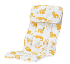 Coussin de fauteuil pour enfants IKEA POANG, motif animal Skogbo, NEUF