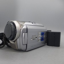 JVC Everio GZ-MG21EK Handheld High Definition HDD Camcorder Silver Tested