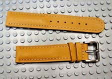 NEUF Bracelet cuir montre CLIMBER beige clair 18mm