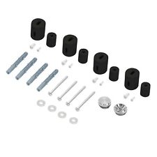 Supports de fixation murale pour radiateurs design de salle de bain métal noir