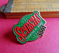 A GOOD SENSAS CHAMPION DU MONDE (WORLD CHAMPIONS) 1991 FISHING BADGE