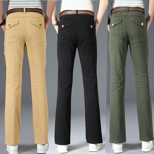 Homme coton évasé pantalon - homme,