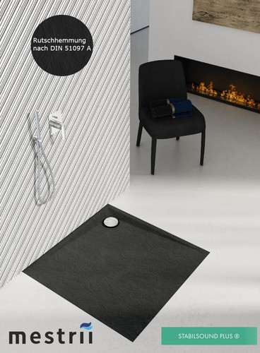 Receveur douche noir - de,