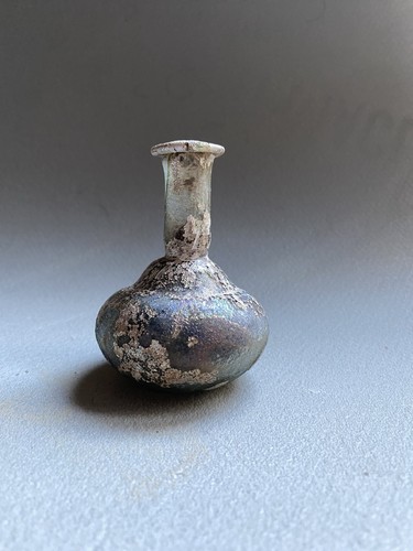 Fiole verre romain antique - fiole,