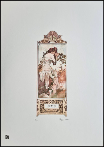 Alphonse mucha été 50 - *,