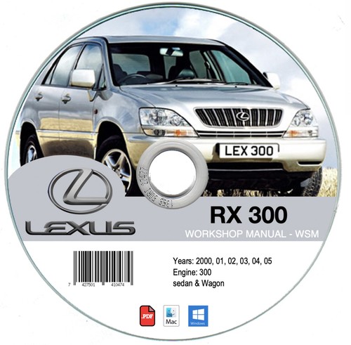 Lexus rx300 1998 2002 - 1998-2002, manuel