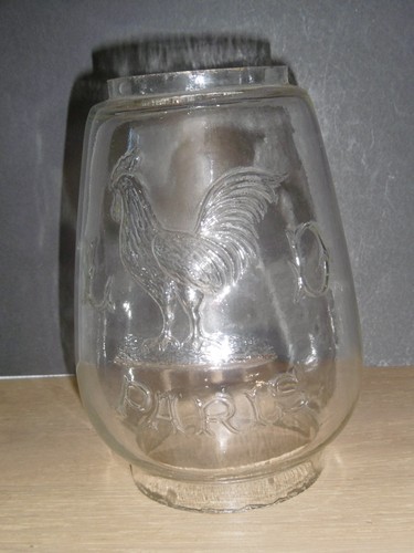 Globe verre ancien lampe - de,