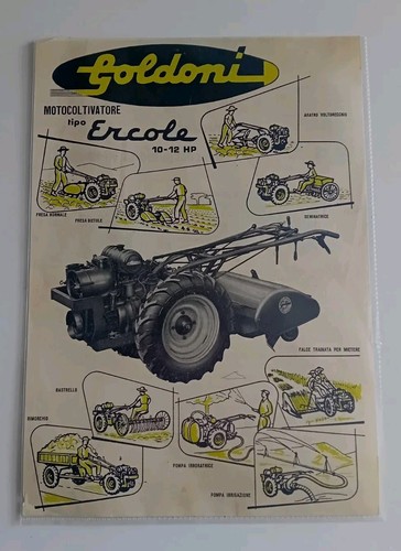 Brochure motoculteur goldoni - motoculteur,