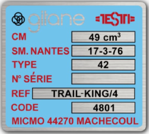 Autocollant gitane testi - gitane,