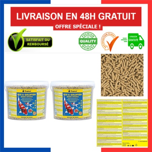 Aliment flottant bâtonnets