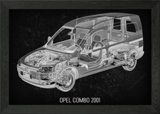 Opel Combo 2001 Framed Wall
