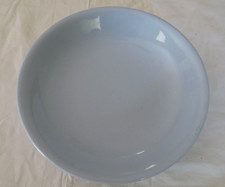 VILLEROY ET BOCH METTLACH PETIT PLAT CREUX FAIENCE BLEU PASTEL VERS 1960/1970