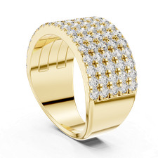 Bague demi-éternité