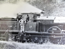 carte photo -CPA train locomotive vapeur Nord 2.657  animée /cheminots (ref 280)