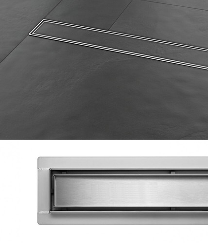 Acier inox syphon carrelable - acier,