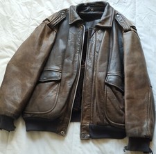 blouson cuir bombers style
