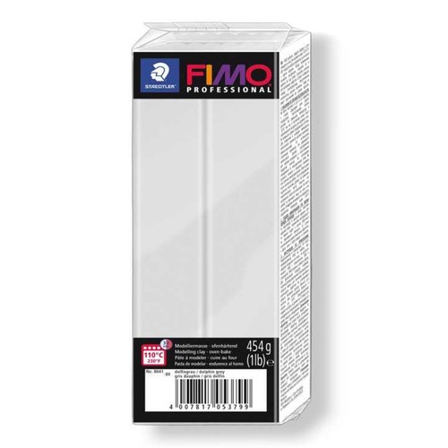 Fimo professional 454gr gris - fimo,