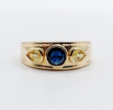 Bague jonc vintage or 18k