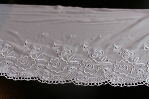 Ancienne dentelle blanche - ancienne,