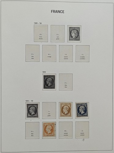 France stamp collection davo - france,