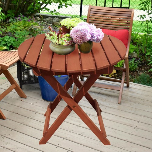 Table bois petit jardin - petit,