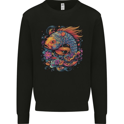 Sweat capuche poisson - sweat,