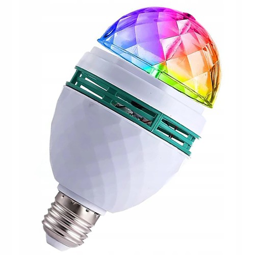 Ampoule disco rotative e27 - disco, rgb