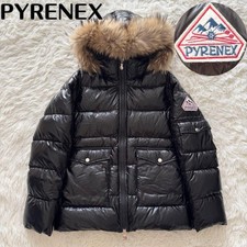 Pyrenex Black Parka Hooded Coat  Down Jacket, S