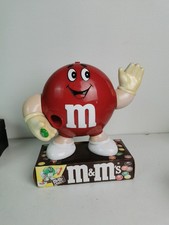 MnM's Candy Dispenser, 1980, Vintage, Antique, Collection, Red. 