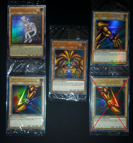 Lot cartes exodia - !,