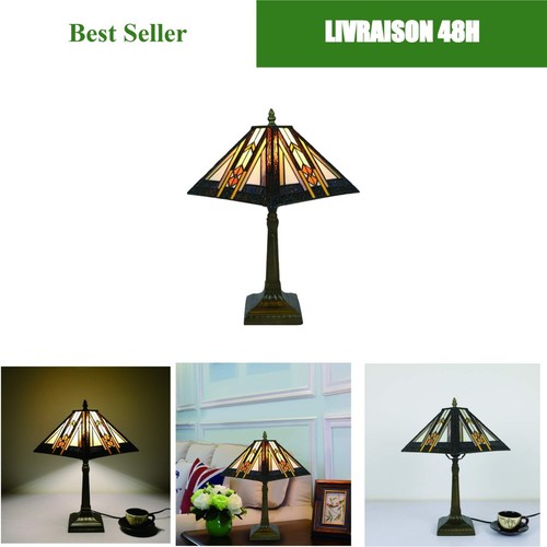 Lampe table tiffany 10 - table,