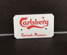 CARLSBERG BEER - BEER PUMP RIDER PLATE - SPECIAL PRESSURE