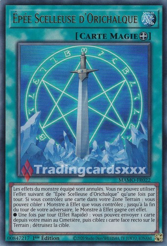 épée scelleuse - yu-gi-oh!,
