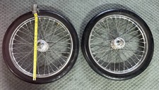 Vintage Dragster Front Rims 17” X 2” With Roller Bearings